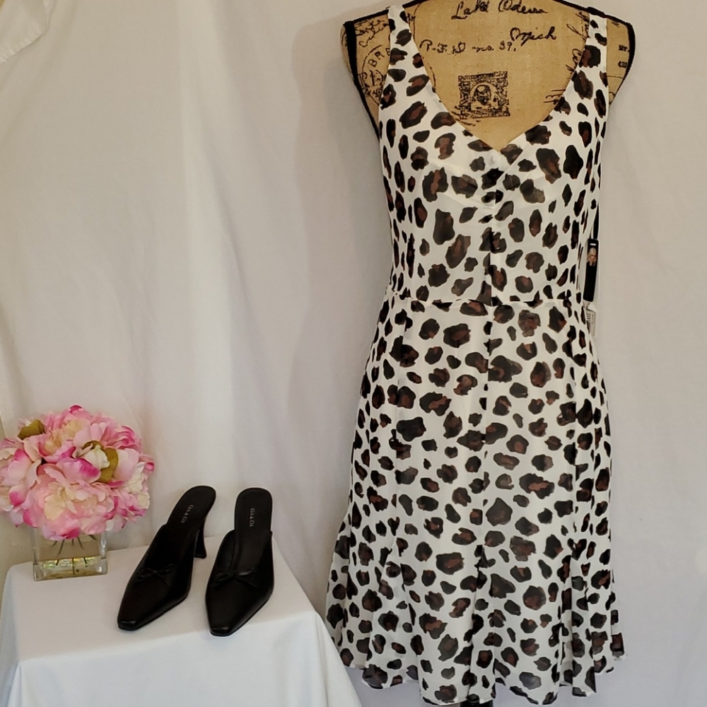 Kate Young Leapord Print Dress